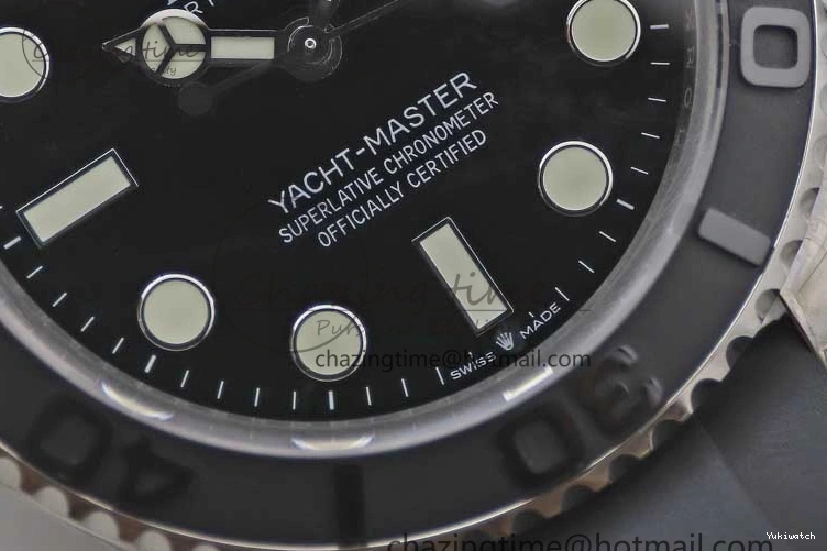 42mm Ceramic VR3235 Black on Strap Bezel 226659 1:1 TWA Oysterflex Best 3D Edition Yacht-Master 0226